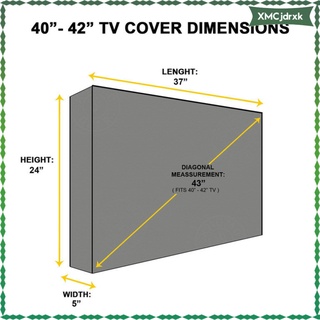 Outdoor TV Cover Waterproof Television Protector Fit 40\\\"-42\\\" LCD LED Plasma