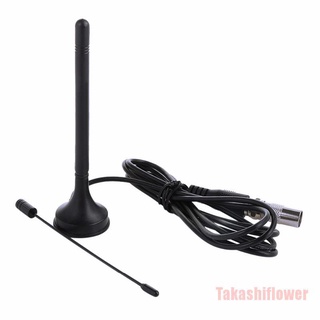 Takashiflower 30dBi - amplificador de antena aérea Digital DVB-T/FM Freeview para TV HDTV 50 millas