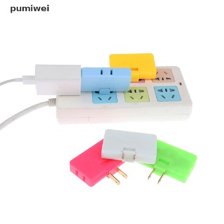 pumiwei convertidor de enchufe giratorio de 180 grados multi enchufe delgado adaptador de salida inalámbrico cl
