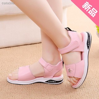 Sandalias para mujer verano 2021 nueva versión coreana para estudiantes de suela plana zapatos de playa CUHK zapatos de princesa de suela