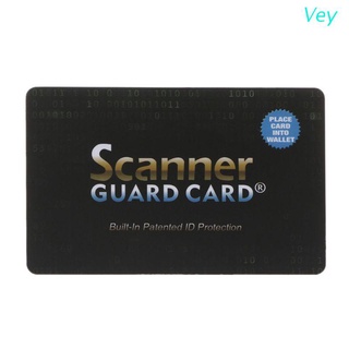 vey portátil protector de tarjeta de crédito rfid bloqueo de señales nfc escudo seguro para pasaporte caso monedero