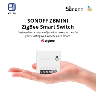 sonoff zb mini zigbee 3.0 diy smart switch interruptor de dos vías app mando a distancia funciona con smartthing/ hue hub/ sonoff zb [kitty]