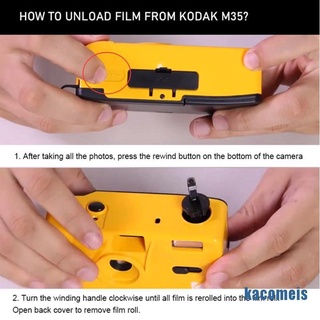 [KACM] nuevo - Kodak Vintage Retro M35 35 mm reutilizable cámara de película rosa verde amarillo púrpura OEIS (6)