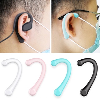 1 par de protección de oído artefacto de silicona orejeras de prevención suministros máscara de silicona suave gancho de oreja Universal Anti dolor para la máscara