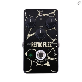 Gd RETRO Fuzz analógico Fuzz guitarra efecto Pedal 2 modos True Bypass aleación de aluminio Shell