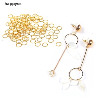 [happyss] 100 anillos de salto abierto conector para joyas, accesorios 4/5/6/7/8 mm