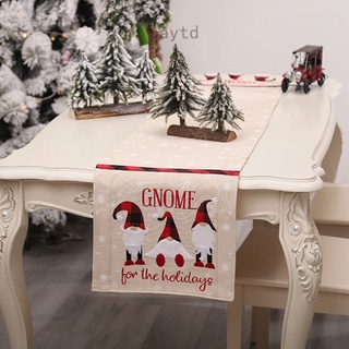 Mantel baytd De algodón y lino a cuadros Para decoración De navidad/Restaurante/escritorio