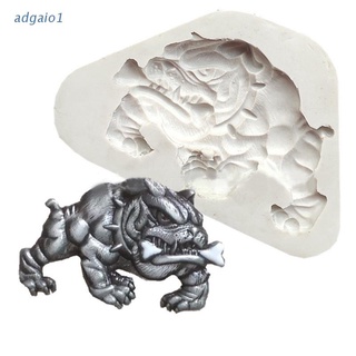 adgaio1 bully dog - molde de resina epoxi para perro, hebilla, decoración de resina, herramientas de manualidades