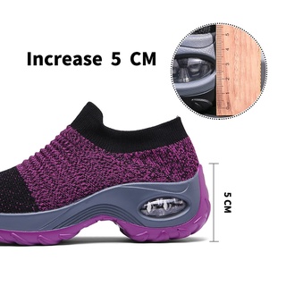 las mujeres zapatillas de deporte de malla transpirable casual zapatos de plataforma zapatillas de deporte de plataforma mujer vulcanize zapatos caminar zapatillas mujer (5)