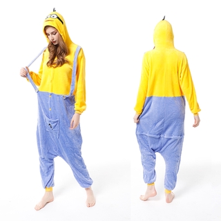 Ladywear Minion Kigurumi pijamas Animal Cosplay disfraz Unisex Onesie ropa de dormir