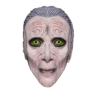 halloween ojo verde mago máscara de látex adulto fiesta disfraz máscara horror carnaval fiesta decoración gótico regalo
