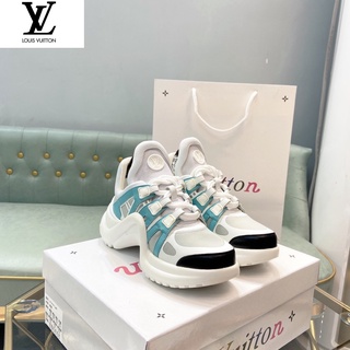 ¡louis Vuitton! Daddy zapatos de moda de los hombres y las mujeres zapatos cómodos Ins zapatillas de deporte LV08