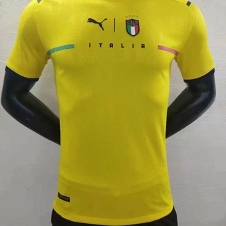 listo stock! puma! 21-22 italiano portero cómodo transpirable de algodón puro campeonato jersey de casa fútbol jersey jersi