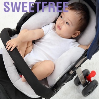 Cojín de asiento de bebé transpirable sweetfree para la cabeza del niño, cojín de apoyo corporal para cochecito de coche