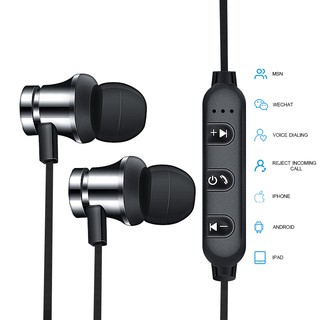 [COD]Auriculares inalámbricos Bluetooth Magnetik Waterproof Sports Auricular (4)