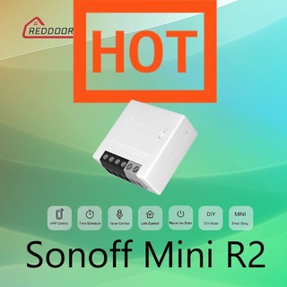 Ddoor 100% Sonoff Novo Mini Mini Mini Diy Interruptor Inteligente Wifi control Dual Temporizador CCRED