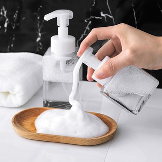 2Pcs Espuma Desinfectante De Manos Botella De Prensado Tipo Facial Bubbler Sub-Lavado Cara Almacenamiento Baño