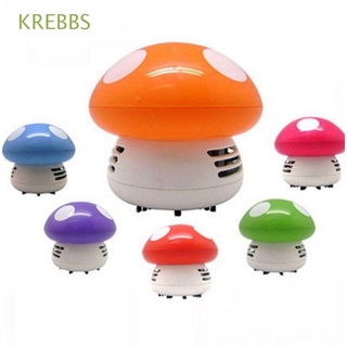 KREBBS Cute Keyboard Cleaner Mushroom Cleaning Appliances Vacuum Cleaner Office 360º Rotatable Mini Cartoon Home Hand Held Dust Remover