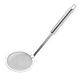 colador colador colador de acero inoxidable cuchara ranurada cuchara herramienta de cocina, 8 cm