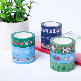 ANNAMARIE Creative Christmas Tape Office Supply Adhesive Tape Decorative Tape Gift DIY Scrapbooking Office Adhesive Tape Students Stationery Tape Sticker School Supplies Masking Tape