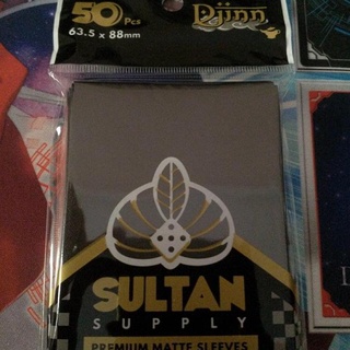 Sultan manga Djinn 63,5 X 88 mm - negro