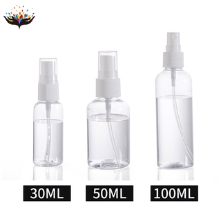 30/50/100Ml viaje transparente plástico Perfume atomizador vacío Spray botella vacía cosmética CR