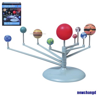 1 pieza nueve planetas juguetes educativos diy explorar sistema solar pintura juguetes