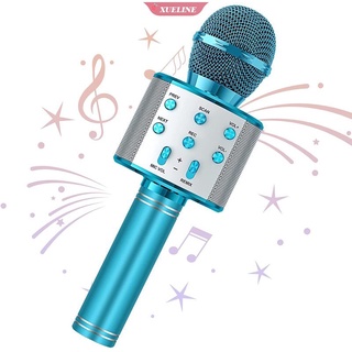 Micrófono Inalámbrico De Karaoke Con Bluetooth, Micrófono Para Cantar De Viaje Para Fiestas, Adecuado Para IPhone / PC, Micrófono Inalámbrico De Karaoke-LIXUE