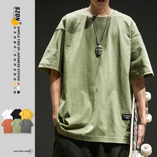 Camiseta de manga corta para hombre camiseta holgada con logo bordado Japanese TE
