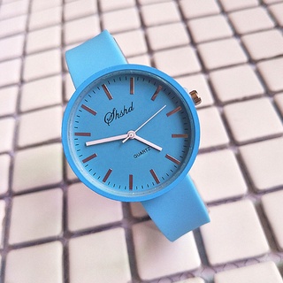 [tl] reloj deportivo elegante analógico pequeño unisex cómodo reloj de cuarzo para la escuela