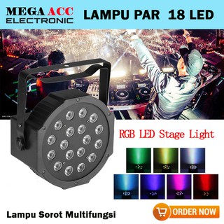 18 LED PAR lámpara - foco de escenario