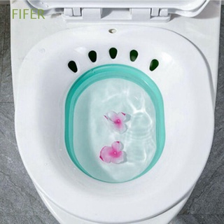 FIFER Durable Over Bidet Anal Clean Seat Bath Hip Basin Portable Pregnant Women Sitz Bath Bathtubs Elderly Folding Toilet Tub/Multicolor