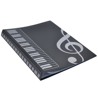 80 Hojas A4 Carpetas De Libros De Música Tipo Piano Suministros Almacenamiento De Archivos