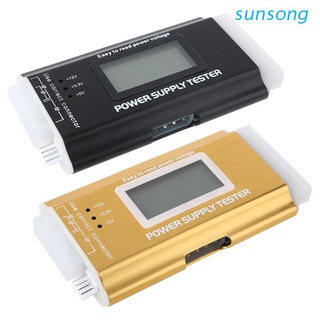 sunsong digital lcd fuente de alimentación probador soporte pc 20/24 pin 4 psu btx itx sata hdd (1)
