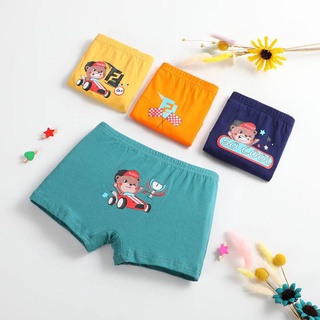 [Ptu]1 pieza/juego de ropa interior para niños/niños/ropa interior de algodón liso de dibujos animados/pantaletas para niños