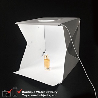 Ido12 Alta Calidad Portátil 30x30cm Mini Caja De Luz Plegable LED Fotografía Estudio Softbox