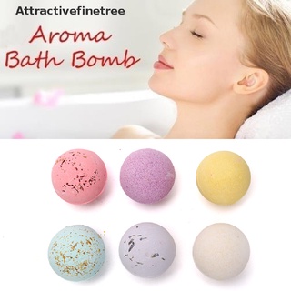 [aft] 1 pza bomba de baño de burbujas de 60 g spa bola de sal exfoliante hidratante jabón de sal de baño