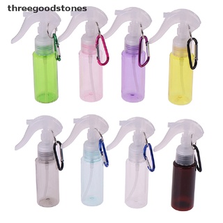 [threegoodstones] spray de botella de plástico transparente recargable con mosquetón caliente