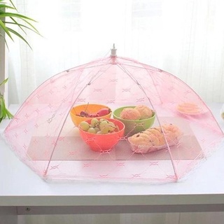 bylstore - funda hexagonal de encaje para alimentos, diseño de paraguas, anti mosquitos, mesa de malla