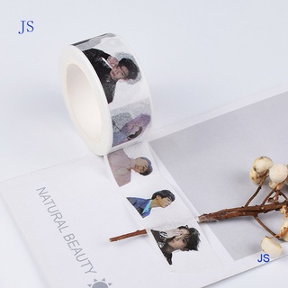 JS 10M KPOP BTS Washi cinta de papel Maksing lindo DIY Scrapbook pegatinas Suga Jimin
