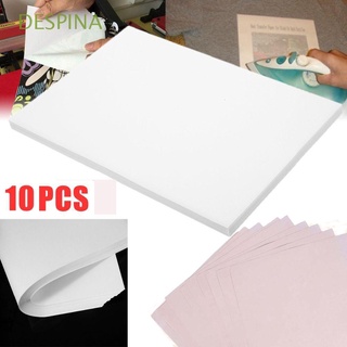 despina 10pcs papel de transferencia de calor para bolsas de botellas de tela parches de papel de hierro pegatinas de papel a4 tela de costura hecha a mano pintura de costura