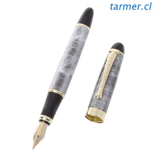 TAR2 Marble Fountain Pen Medium Nib 0.5mm Calligraphy Signature School Office Supply