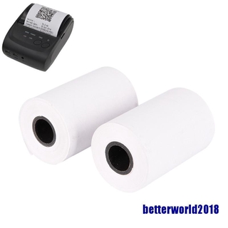 <betterworld2018> rollo de papel térmico de recibo térmico de 57 x 40 mm para impresora térmica móvil POS de 58 mm