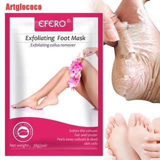 COCO 1Pair Exfoliating Foot Pedicure Socks Remove Callus Dead Skin Heel Care Peeling (1)