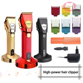 cortapelos profesional con pantalla digital retro eléctrico trimmer máquina de corte de pelo para hombres