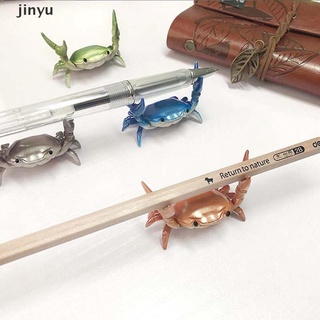 jinyu Japanese Creative Cute Crab Pen Holder Weightlifting Crabs Penholder Bracket .