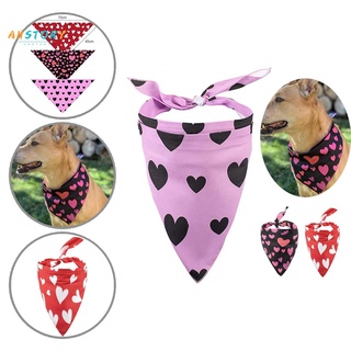 ahstory_ Babero Triangular De Textura Suave Para Mascotas/Perros Gatos/Decoración Para El Día De San Valentín
