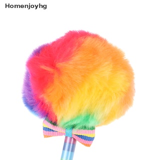 hhg> 1 pza bolígrafos de gel de colores creativos promocionales con bola esponjosa para papelería escolar