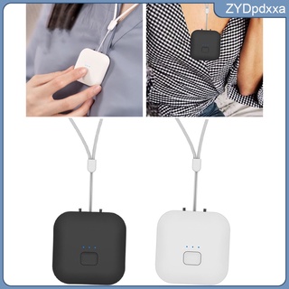 ambientador de aire para cuello colgante, ambientador portátil recargable, eficaz, limpiador de aire recargable por usb (7)