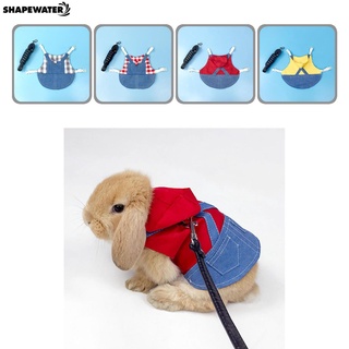 Shapewater mascotas suministros conejo ropa de invierno pequeño Animal arnés Chamarra antiadherente pelo mascota ropa